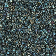 Miyuki delica beads 10/0 - Matted metallic green iris DBM-324